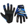 Jettribe Race Skin PWC Recreation Gloves - Silicone Throttle Grip for Non-Slip Handling and Durable Woven Lycra Men Women Youth - 4-Way Stretch with Quick Drying - Blue (Medium) view 1