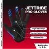 Jettribe Race Skin PWC Recreation Gloves - Silicone Throttle Grip for Non-Slip Handling and Durable Woven Lycra Men Women Youth - 4-Way Stretch with Quick Drying - Blue (Medium) view 2