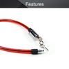 MroMax Bicycle Lock 620mm Length 12mm Thick Flexible Cable Metal Iron Sturdy for Door Home Car Bike Shop Office Motorbike with 2 Keys Red 1Pcs view 4