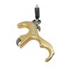 Bow Release 3 Finger Thumb Release Grip Button Release Finger Trigger Caliper Release Aids for Compound Bow (Yellow) view 2