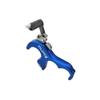 Bow Release 3 Finger Thumb Release Grip Button Release Finger Trigger Caliper Release Aids for Compound Bow (Blue) view 3