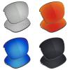 Galvanic Replacement Lenses for Oakley Half Wire 2.0 Sunglasses - Black + Ice + Ruby + Chrome view 1