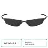 Galvanic Replacement Lenses for Oakley Half Wire 2.0 Sunglasses - Black + Ice + Ruby + Chrome view 2
