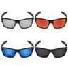 Galvanic Replacement Lenses for Oakley Turbine OO9263 Sunglasses - Black + Ice + Ruby + Chrome view 2