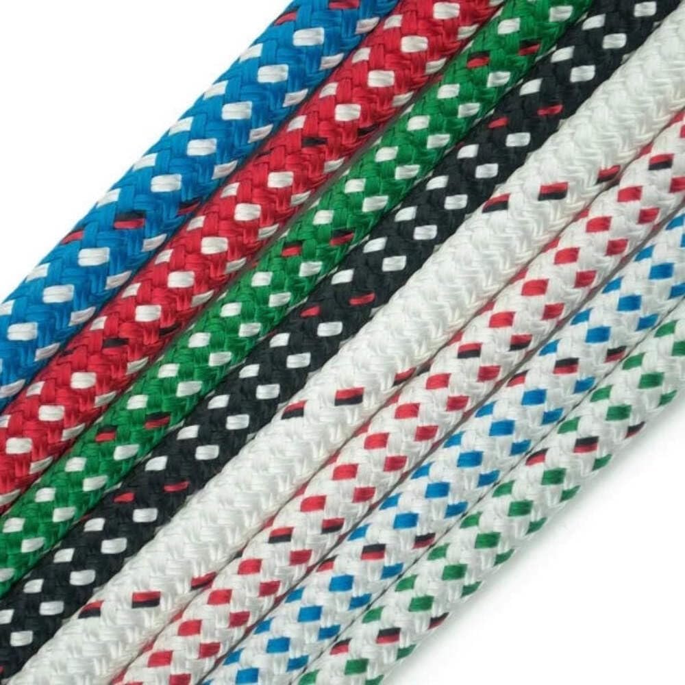 New England Ropes 1/2in - 12mm Endura Braid White 50 Feet Long