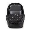 Skunk SoHo Backpack - Smell Proof - Weather Resistant - With Combination Lock (Black/Black Leather) view 4