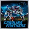 Trends International NFL Carolina Panthers - 3 Point Stance 19 Wall Poster, 22.375" x 34", Silver Framed Version view 1