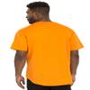 WEIV GEAR Mens Baseball Jersey  Button Down Short Sleeve T-Shirts Active Team Sports Uniforms Plain Tee Hipster Top STS0171 ORGBLK XL view 4