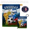 World Cup Uruguay Flags Uruguayan Banner Room Wall Art Flag Poles For Outside House Patio Porch Lawn Garden Stand Tapestry Yard Signs FIFA Gifts Sports Fan Trophy Soccer Game Football Made In USA view 4