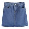 ebossy Women's Casual Short Denim Skirt (Large, Blue) view 1