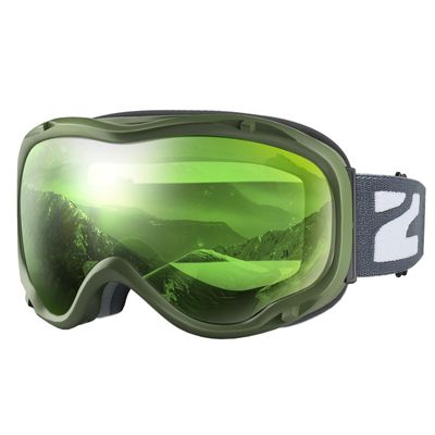 ZIONOR Lagopus Ski Snowboard Goggles UV Protection Anti fog Snow Goggles for Men Women Adult Youth