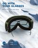 ZIONOR Lagopus Ski Snowboard Goggles UV Protection Anti fog Snow Goggles for Men Women Adult Youth view 3