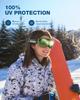 ZIONOR Lagopus Ski Snowboard Goggles UV Protection Anti fog Snow Goggles for Men Women Adult Youth view 4