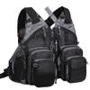 Waxaya Lightweight Fly Fishing Vest with Multi Pockets Adjustable Size Mesh Fishing Backpack for Men and Women (Black) view 1