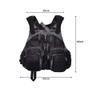 Waxaya Lightweight Fly Fishing Vest with Multi Pockets Adjustable Size Mesh Fishing Backpack for Men and Women (Black) view 2