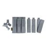EXCELLENT ELITE SPANKER Open Top Single/Double/Triple Kriss Mag Pouch Tactical Molle MP7 Magazine Pouch (Triple Grey) view 4