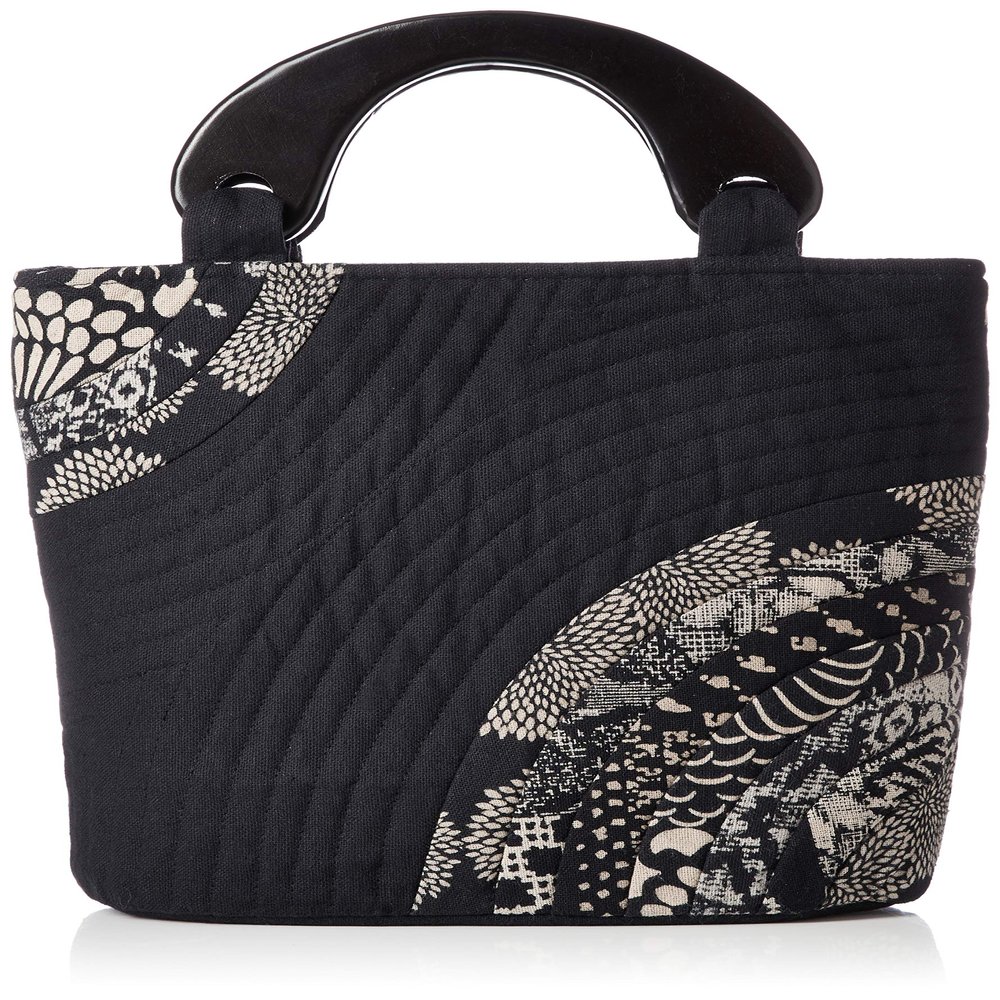 Faimeo TB-4199 Floral Print Bag, Small, Black