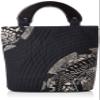 Faimeo TB-4199 Floral Print Bag, Small, Black view 1