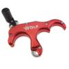 Archery Release Aids 3 Fingers Thumb Release Automatic Thumb Caliper Trigger for Compound Bow Hunting Shooting (Red) view 3