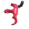 Archery Release Aids 3 Fingers Thumb Release Automatic Thumb Caliper Trigger for Compound Bow Hunting Shooting (Red) view 4