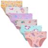 Sladatona Little Girls' Soft Cotton Toddler Kids Underwear Comfort Experience Panty 3-4t Purple Gray view 1