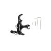 SHARROW Archery 3 Finger Release Thumb Trigger Automatic Compound Bow Release Aids Bow Aluminum Alloy Archery Thumb Trigger (Black) view 2