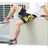 Letuwj Men's Beach Running Workout Training Shorts Black XXL view 3