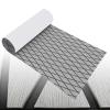 CHURERSHINING Boat Flooring Mat EVA Foam Boat Decking Marine Carpet Faux Teak Sea Decking Sheet Non-Slip Self-Adhesive Flooring Material for Pontoon Yacht Surfboard Swim Platform RV Floor 74.8"27.5" view 1