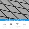 CHURERSHINING Boat Flooring Mat EVA Foam Boat Decking Marine Carpet Faux Teak Sea Decking Sheet Non-Slip Self-Adhesive Flooring Material for Pontoon Yacht Surfboard Swim Platform RV Floor 74.8"27.5" view 3