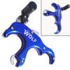 Archery Release Aids 3 Fingers Thumb Release Automatic Thumb Caliper Trigger for Compound Bow Hunting Shooting (Blue) view 2