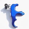 Archery Release Aids 3 Fingers Thumb Release Automatic Thumb Caliper Trigger for Compound Bow Hunting Shooting (Blue) view 4