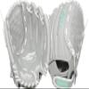 Rawlings | Sure Catch Series Fastpitch Softball Glove | Teal/Grey/White | LHT | 11' view 1