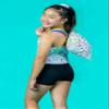 Destira Gymnastics Leotard for Girls, Unicorn Doodles, Super Soft Fabric Athletic Wear Leotards for Gymnastics, Dance, Cheer, Yoga, and More, Child Small (6x) view 3
