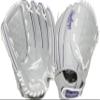 Rawlings Sure Catch Series Fastpitch Softball Glove, Purple/Grey/White, Right Hand Throw, 12.5 inch (SCSB125PU-6/0 12 1/2 BSK/NFC) view 1