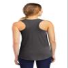 District Women's Perfect Tri Racerback Tank. DM138L 4XL Heathered Charcoal view 2