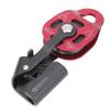 Alomejor 25KN Climbing Pulley Outdoor Rope Pulleys 7075 Aviation Aluminum Heavy Duty Rock Pulleys of Single Swivel Climbing/Aloft Work/Rescue/Rappelling/Etc view 1