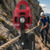 Alomejor 25KN Climbing Pulley Outdoor Rope Pulleys 7075 Aviation Aluminum Heavy Duty Rock Pulleys of Single Swivel Climbing/Aloft Work/Rescue/Rappelling/Etc view 4