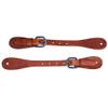 HILASON Mahogany Western Spur Straps Leather | for Women and Men view 1