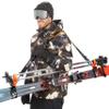 Sklon Ski Strap and Pole Carrier | Avoid The Struggle and Effortlessly Transport Your Ski Gear Everywhere You Go | Features Cushioned Shoulder Sling | Great for Families - Men, Women and Kids - Orange view 1
