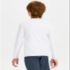 DEVOROPA Youth Boys Compression Thermal Shirt Long Sleeve Fleece Baselayer Soccer Baseball Undershirt White XL view 3