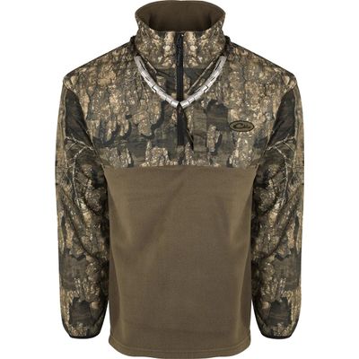 Drake Waterfowl Men's MST Quarter 1/4 Zip Refuge Eqwader Waterproof Windproof Breathable Resistant Outdoor Hunting Jacket