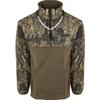 Drake Waterfowl Men's MST Quarter 1/4 Zip Refuge Eqwader Waterproof Windproof Breathable Resistant Outdoor Hunting Jacket view 1