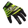 Jettribe Race Skin PWC Recreation Gloves - Silicone Throttle Grip for Non-Slip Handling and Durable Woven Lycra Men Women Youth - 4-Way Stretch with Quick Drying - Green (Large) view 2