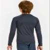 DEVOROPA Youth Boys Compression Thermal Shirt Long Sleeve Fleece Baselayer Soccer Baseball Undershirt Gray XL view 3