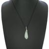 1.3" China Certified Grade A Nature Hisui Jadeite Jade Nice Magnolia Hand Carved Neckalce Pendants (S925) 8829 view 1