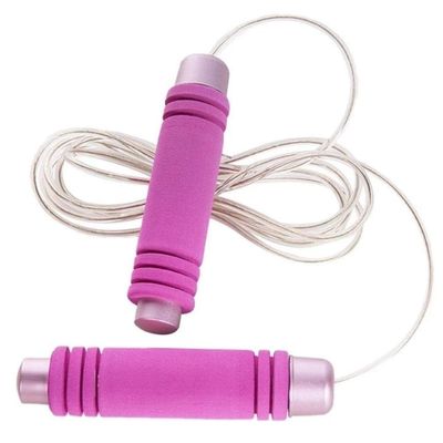 E-Holistic LifeStyle Adjustable Bearing PVC Skipping Speed Steel Wire Jump Rope