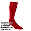 Add-On Performance Soccer Socks Adult X-Large in Scarlet Red view 2