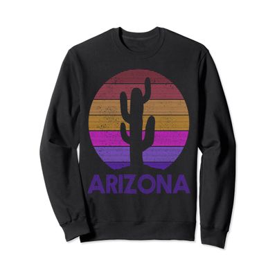 Arizona - Vintage Retro Cactus Souvenir Gift Sweatshirt