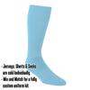 Add-On Performance Soccer Socks Adult Small in Light Blue view 2