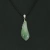 1.2" China Certified Grade A Nature Hisui Jadeite Jade Nice Magnolia Hand Carved Neckalce Pendants (S925) 8824 view 2